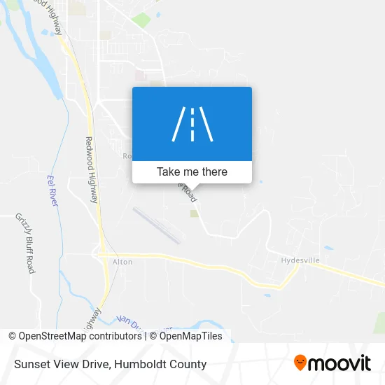 Sunset View Drive map