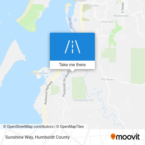 Sunshine Way map