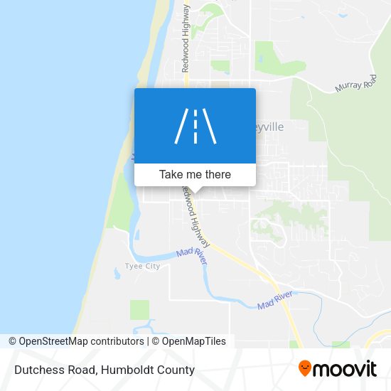 Dutchess Road map