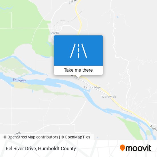 Eel River Drive map