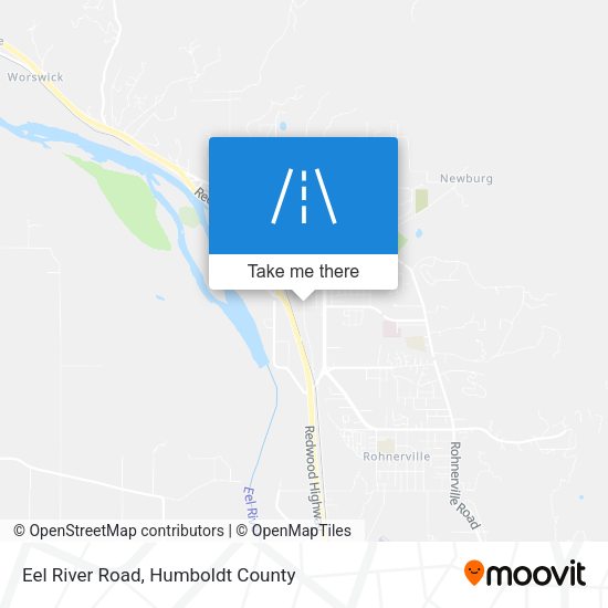 Eel River Road map