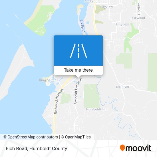 Mapa de Eich Road
