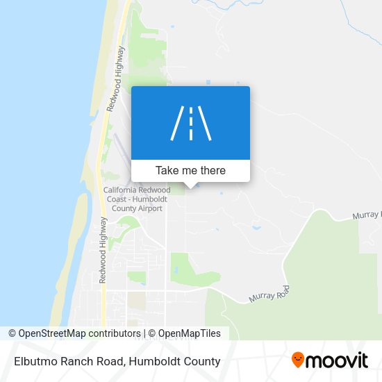 Mapa de Elbutmo Ranch Road