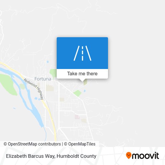 Elizabeth Barcus Way map