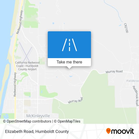 Elizabeth Road map