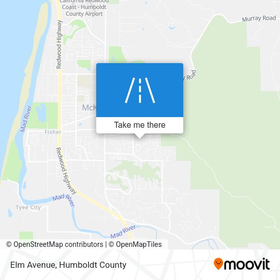 Mapa de Elm Avenue