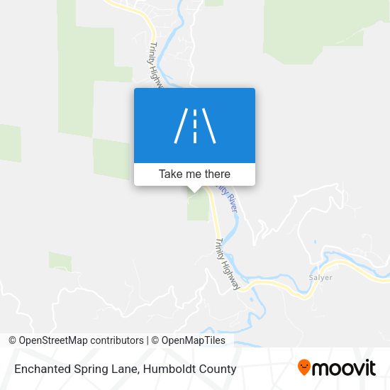 Enchanted Spring Lane map