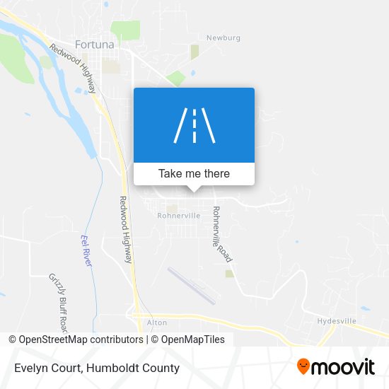 Mapa de Evelyn Court