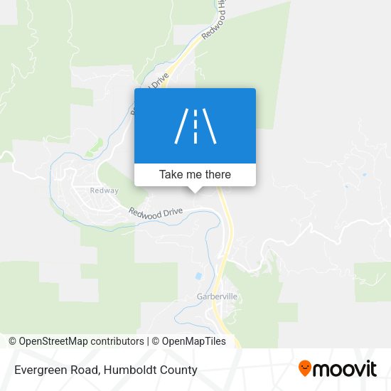 Mapa de Evergreen Road