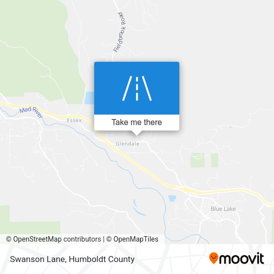 Mapa de Swanson Lane