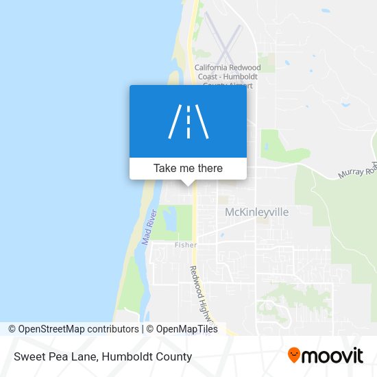Sweet Pea Lane map
