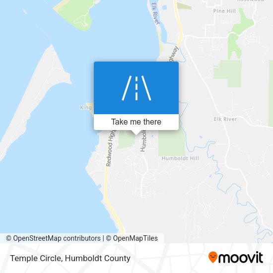 Temple Circle map