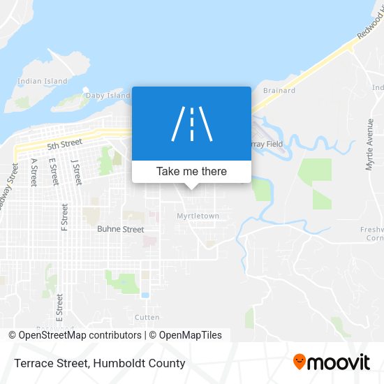 Terrace Street map