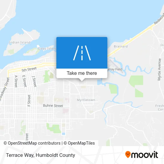 Terrace Way map