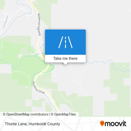 Thistle Lane map
