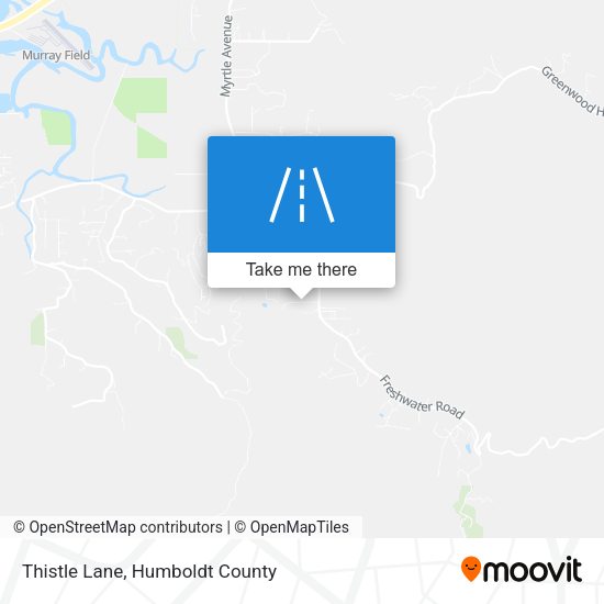 Thistle Lane map