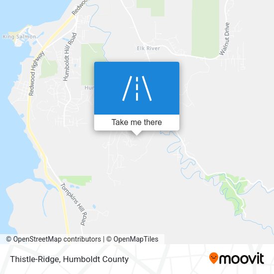 Mapa de Thistle-Ridge