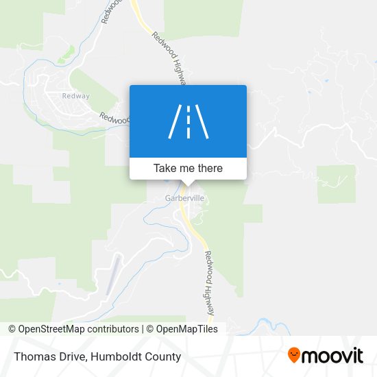 Mapa de Thomas Drive