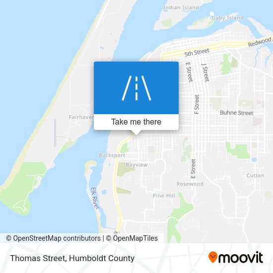 Thomas Street map