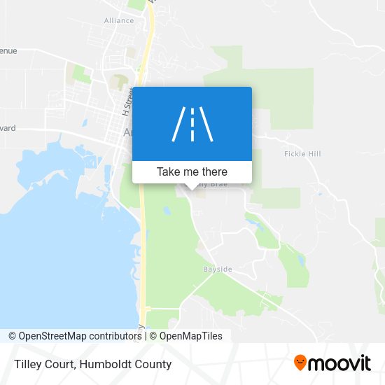 Mapa de Tilley Court