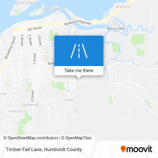 Timber Fall Lane map