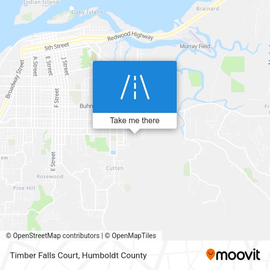 Timber Falls Court map