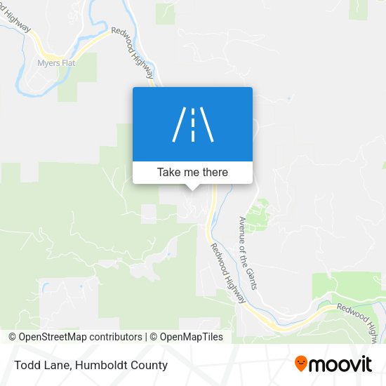 Todd Lane map