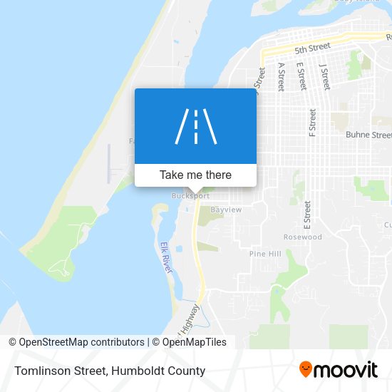 Tomlinson Street map