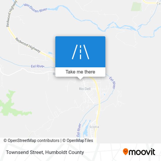 Townsend Street map