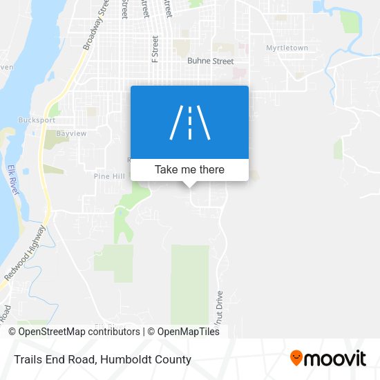 Trails End Road map