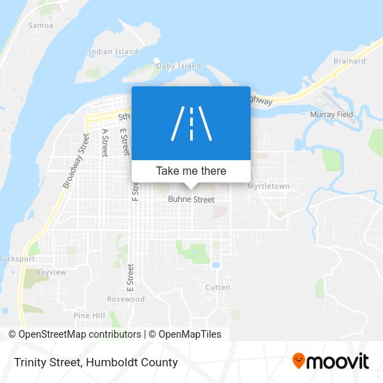 Trinity Street map