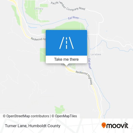 Turner Lane map