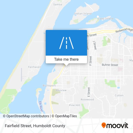 Fairfield Street map