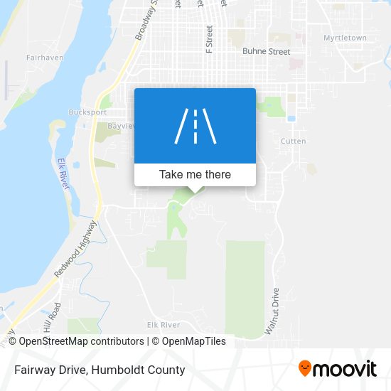Fairway Drive map