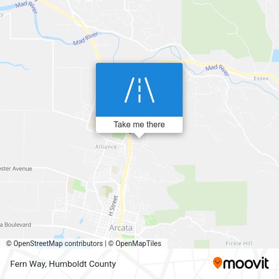 Mapa de Fern Way