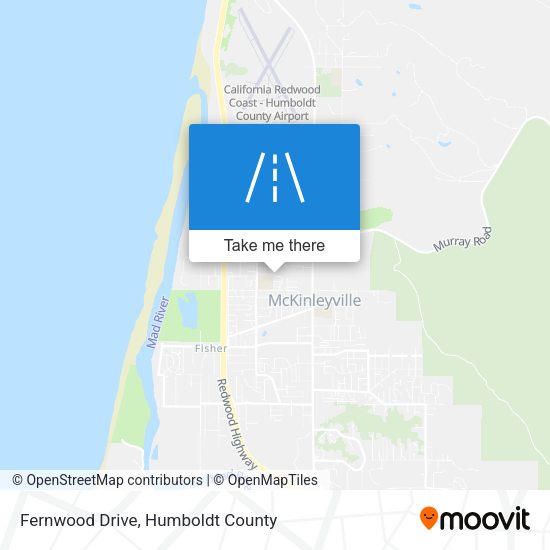 Mapa de Fernwood Drive