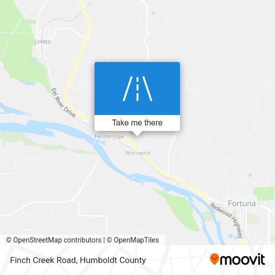 Mapa de Finch Creek Road