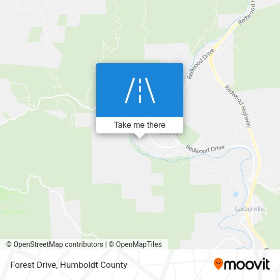 Forest Drive map
