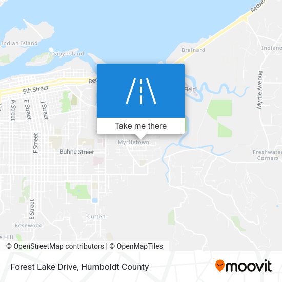 Forest Lake Drive map