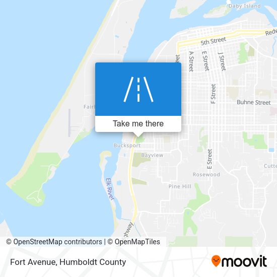 Fort Avenue map