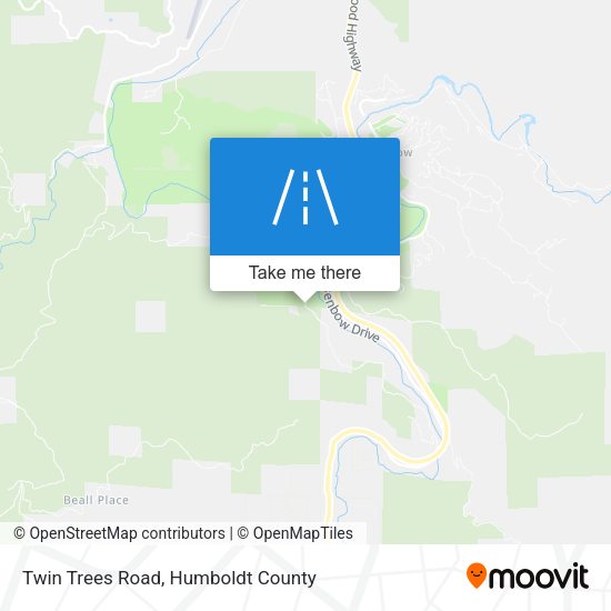 Mapa de Twin Trees Road