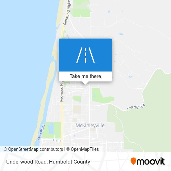 Underwood Road map
