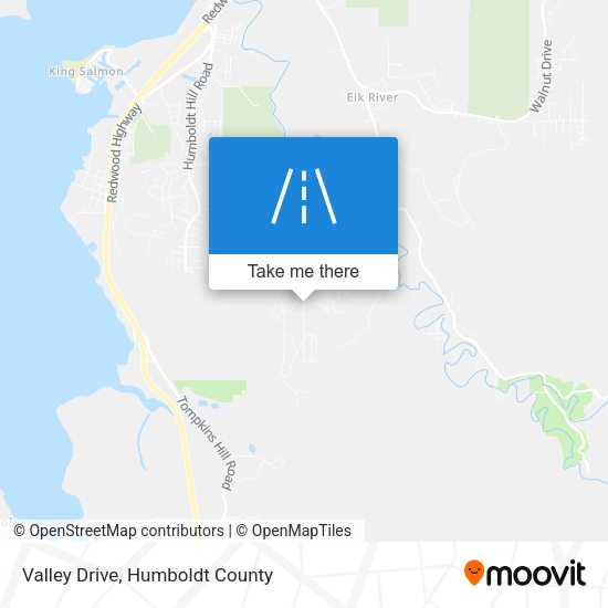 Valley Drive map
