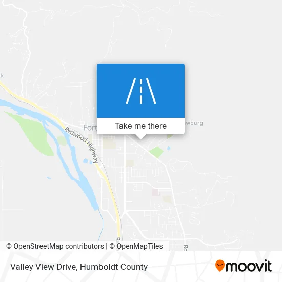 Valley View Drive map