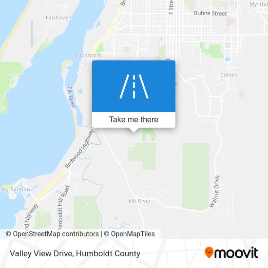 Valley View Drive map