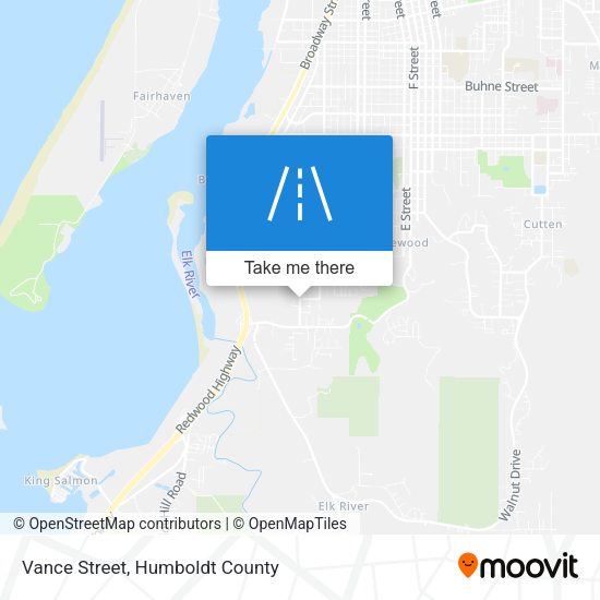 Vance Street map
