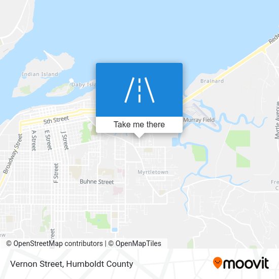 Vernon Street map