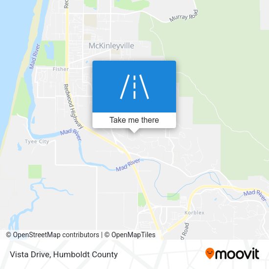 Vista Drive map