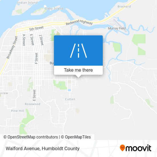Walford Avenue map