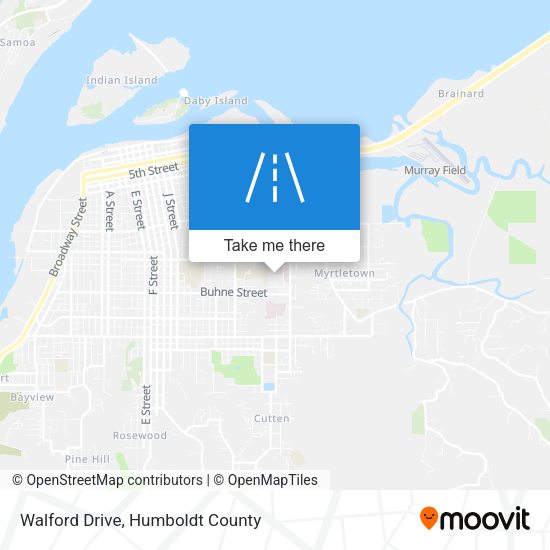 Mapa de Walford Drive